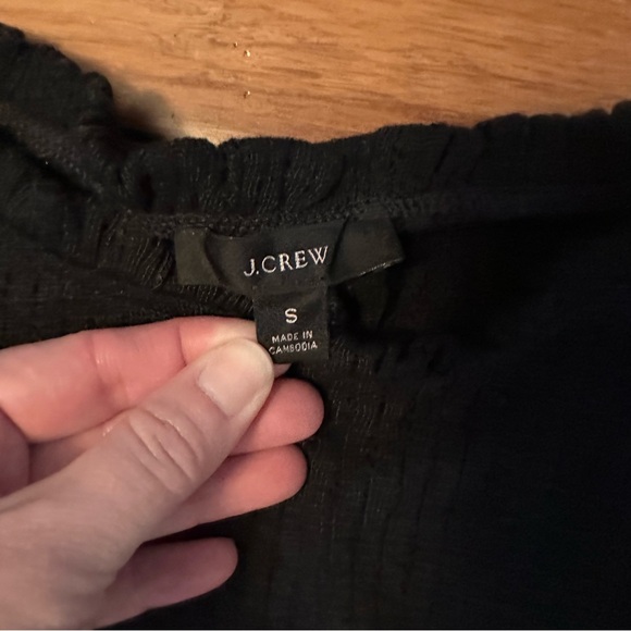 J. Crew Women’s Black Shirt Size Small - Picture 3 of 4